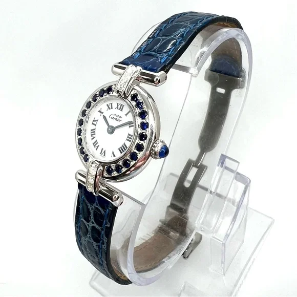 CARTIER VERMEIL COLISEE Quartz 24mm .23TVW DIAMONDS 1.1TCW  display picture 1